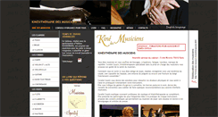 Desktop Screenshot of kine-des-musiciens.com