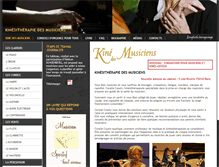 Tablet Screenshot of kine-des-musiciens.com